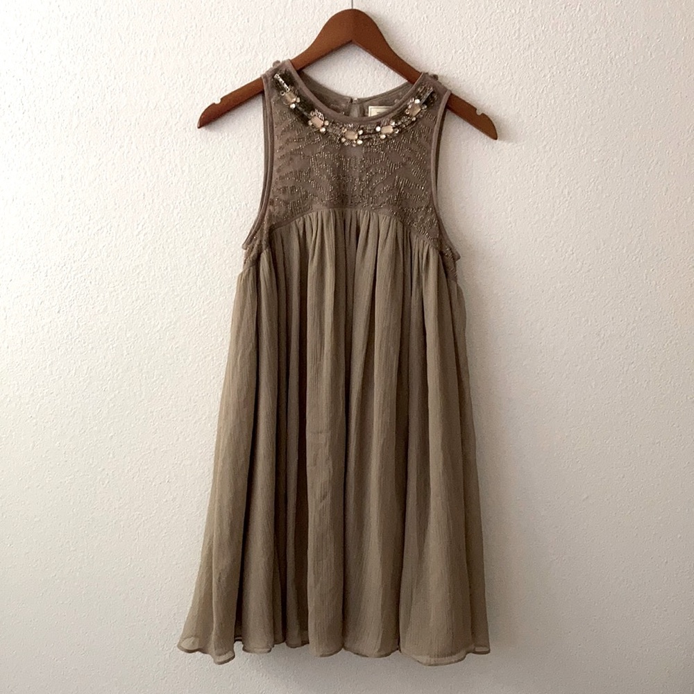 Anthropologie Moulinette Souers beaded Dress